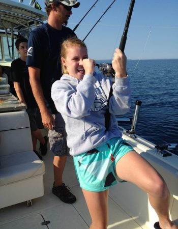 Making memories fishing on Lake Michigan
